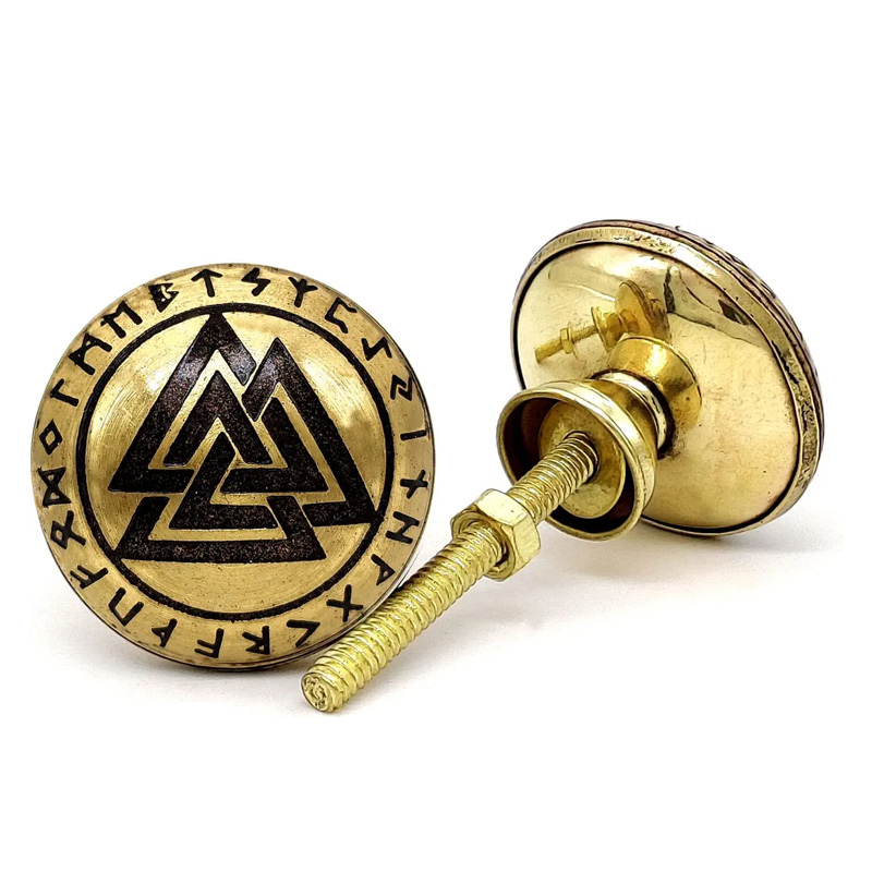 Brass Knobs | Viking Decor Brass Kitchen Cabinet Knobs | Bedroom Cupboard Door