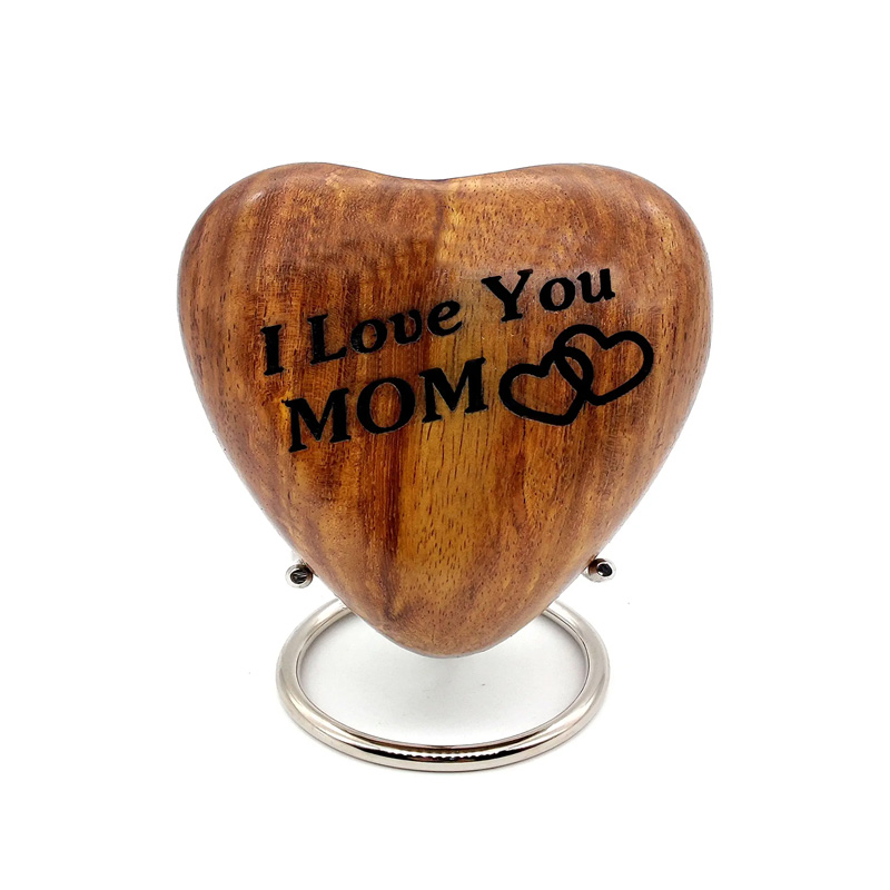 HANDMADE With Love Dash Heart/ 15-25mm / Unvarnished Wooden