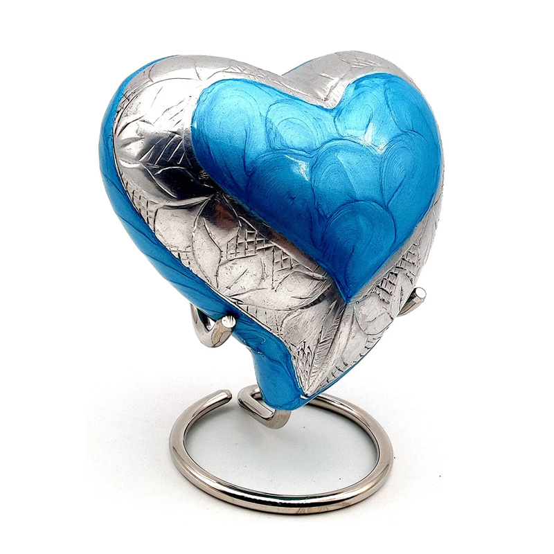 Heart Urn Keepsake Cremation Urn for Human pet Ashes Handcrafted Urn Heart Shaped