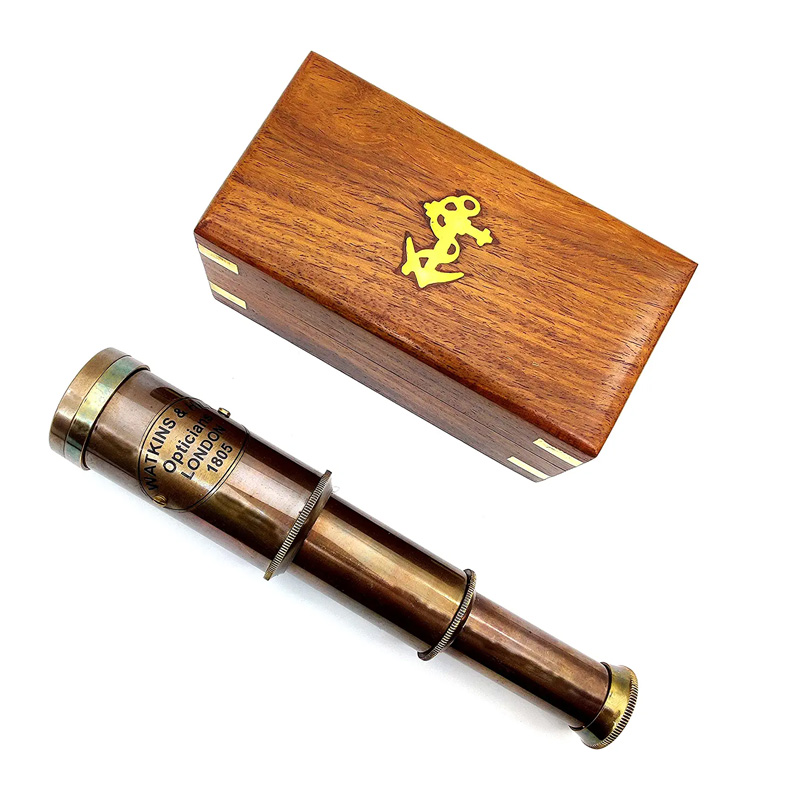 Brass Telescope Key Chain 3″ – Brass Key Chain – Nautical Gift – Brass Key  Ring – Nautical Decor – 5MoonSun5