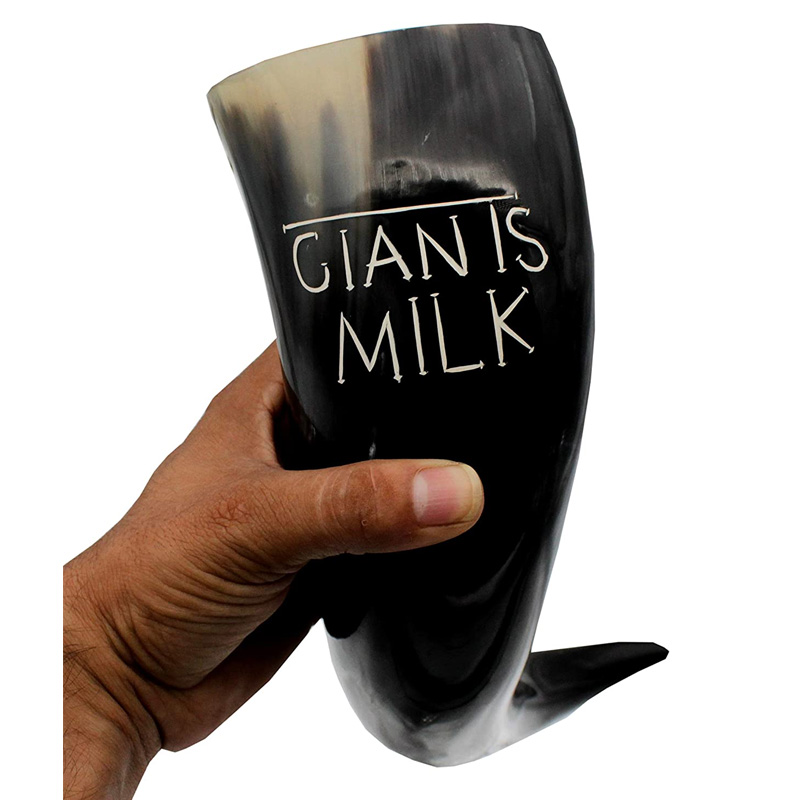 Tormund’s Giants Milk horn mug Game of thrones vikings horn Norse Beer Mug Genuine Drinking Horn