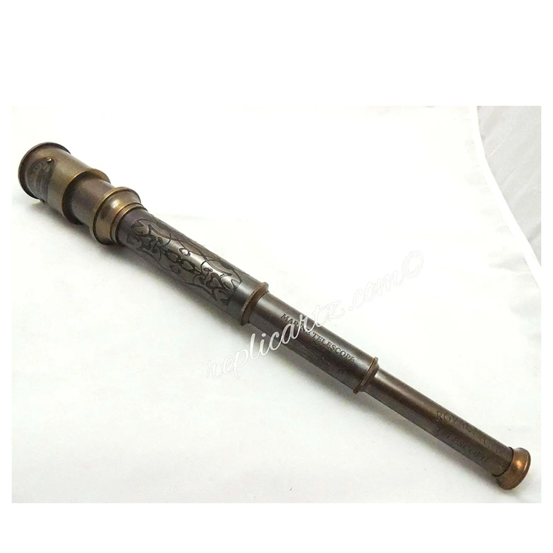 Royal Navy London Brass Telescope 1915 with Unique Vintage Style Collectible Unique Style Gift