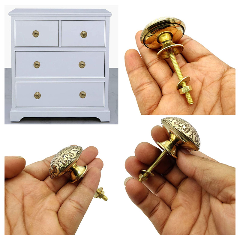 Brass Door Knobs/Drawer Pulls Dresser Door Knobs/Pull Wardrobes & Kitchen Cupboards/Handmade