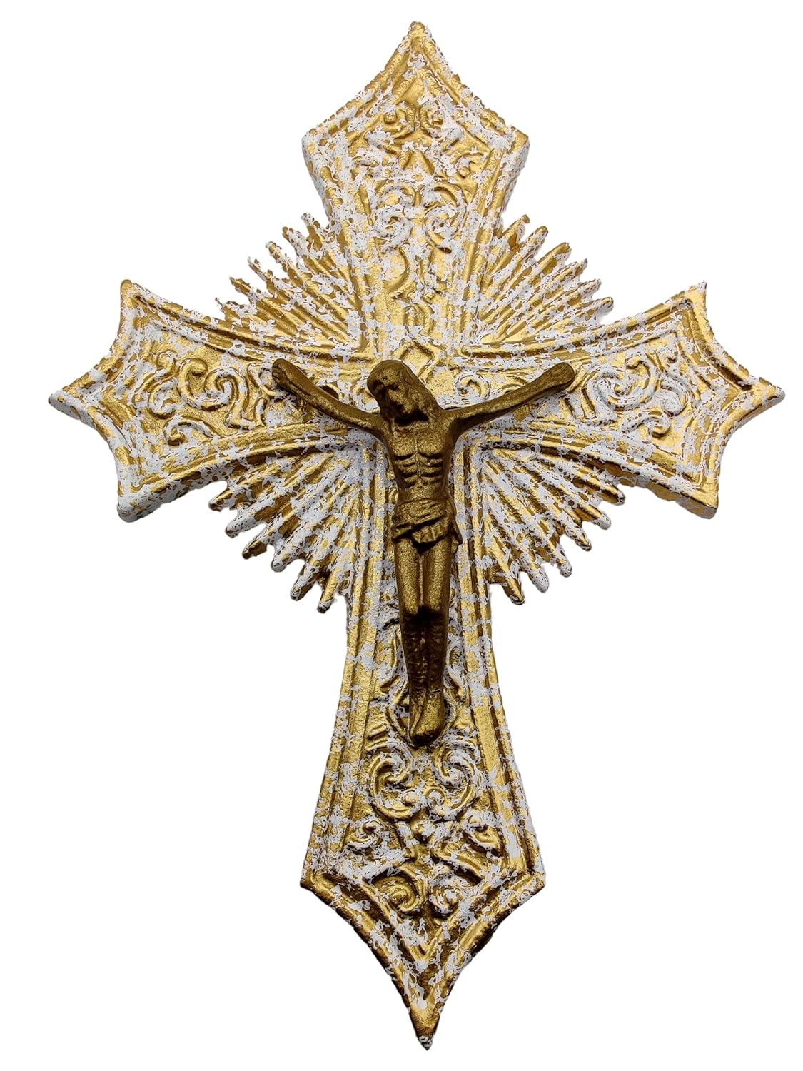 Cross Wall Hanging – Decorative Religious Wall Décor for Home, Office, Bedroom, Living Room, Dining Room, Entryway