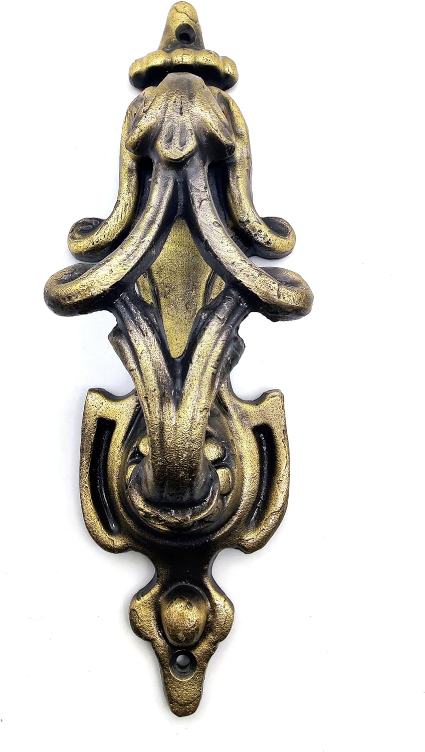 Victorian Antique Style Cast Iron Door Knocker – Handcrafted Decorative Hardware for Doors