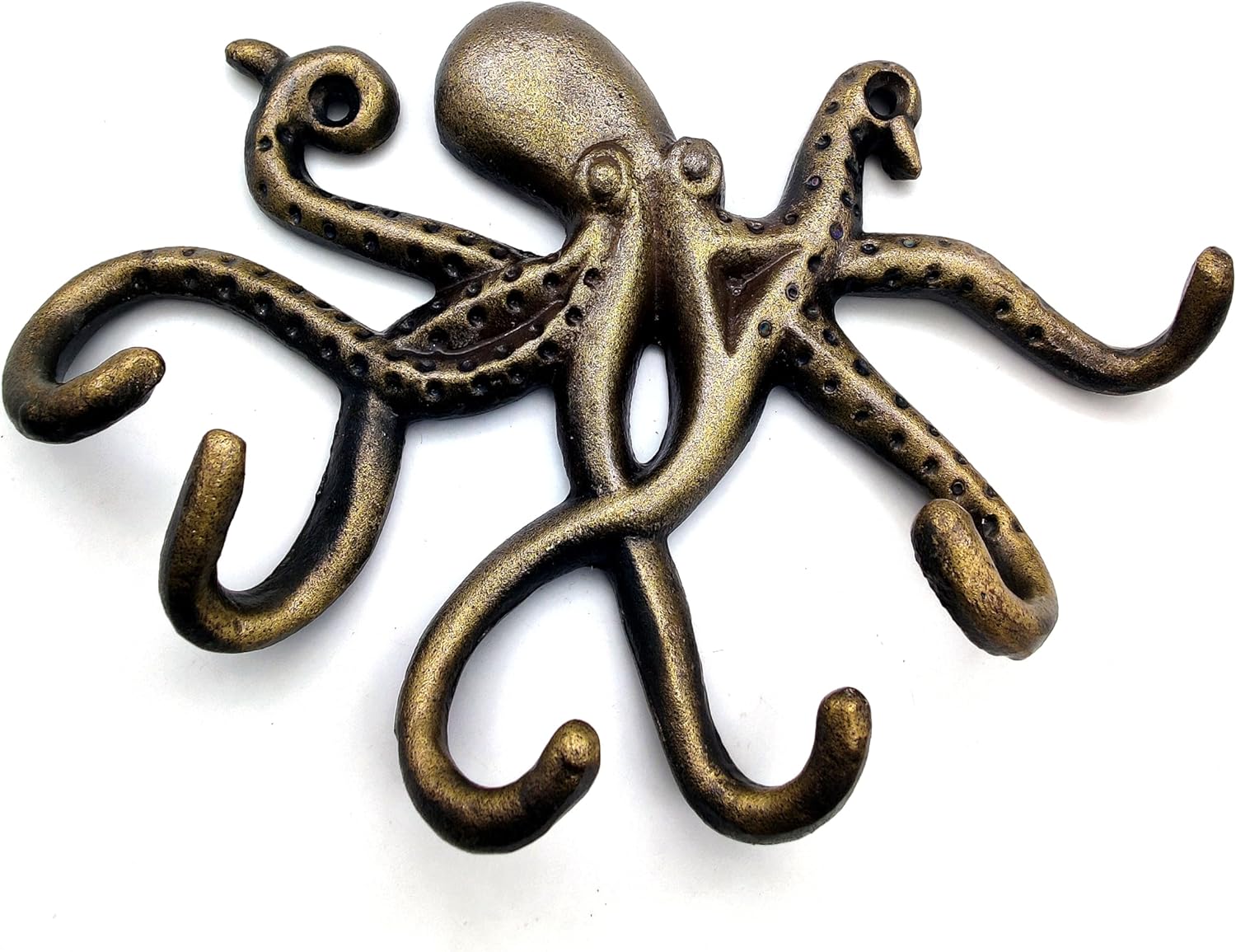 Octopus Decorative Wall Hook – 6 Arm Heavy Duty Coat and Key Holder, Towel Hook for Wall Mounting.